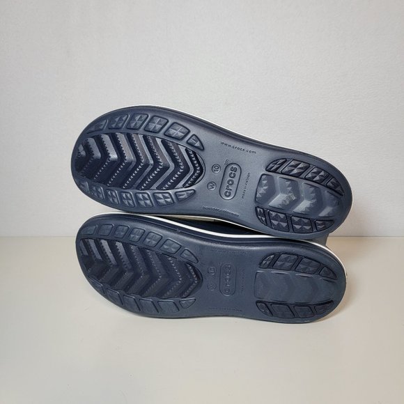 Crocs Boots Womens 10 Jaunty Shorty Comfort Pull On Rain 15769 Blue Rubber - Picture 5 of 8